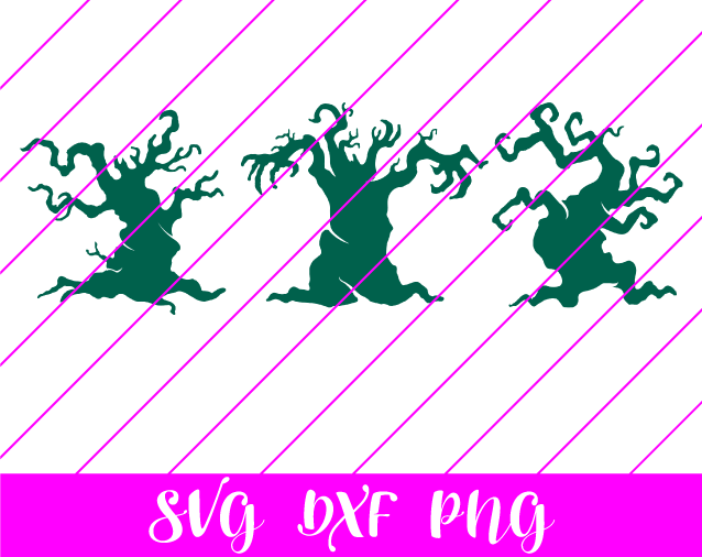 Creepy Old Trees SVG