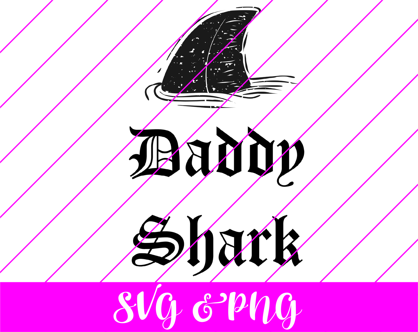Daddy Shark SVG – #1 Best Dad T-Shirt Design SVG