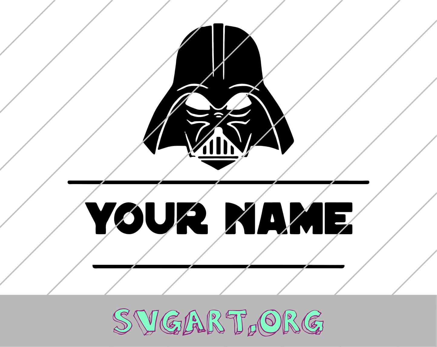 Darth Vader Ornament Star Wars SVG