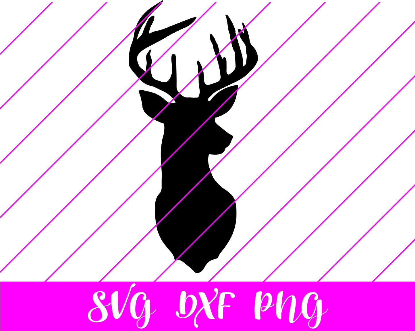 Deer Head SVG
