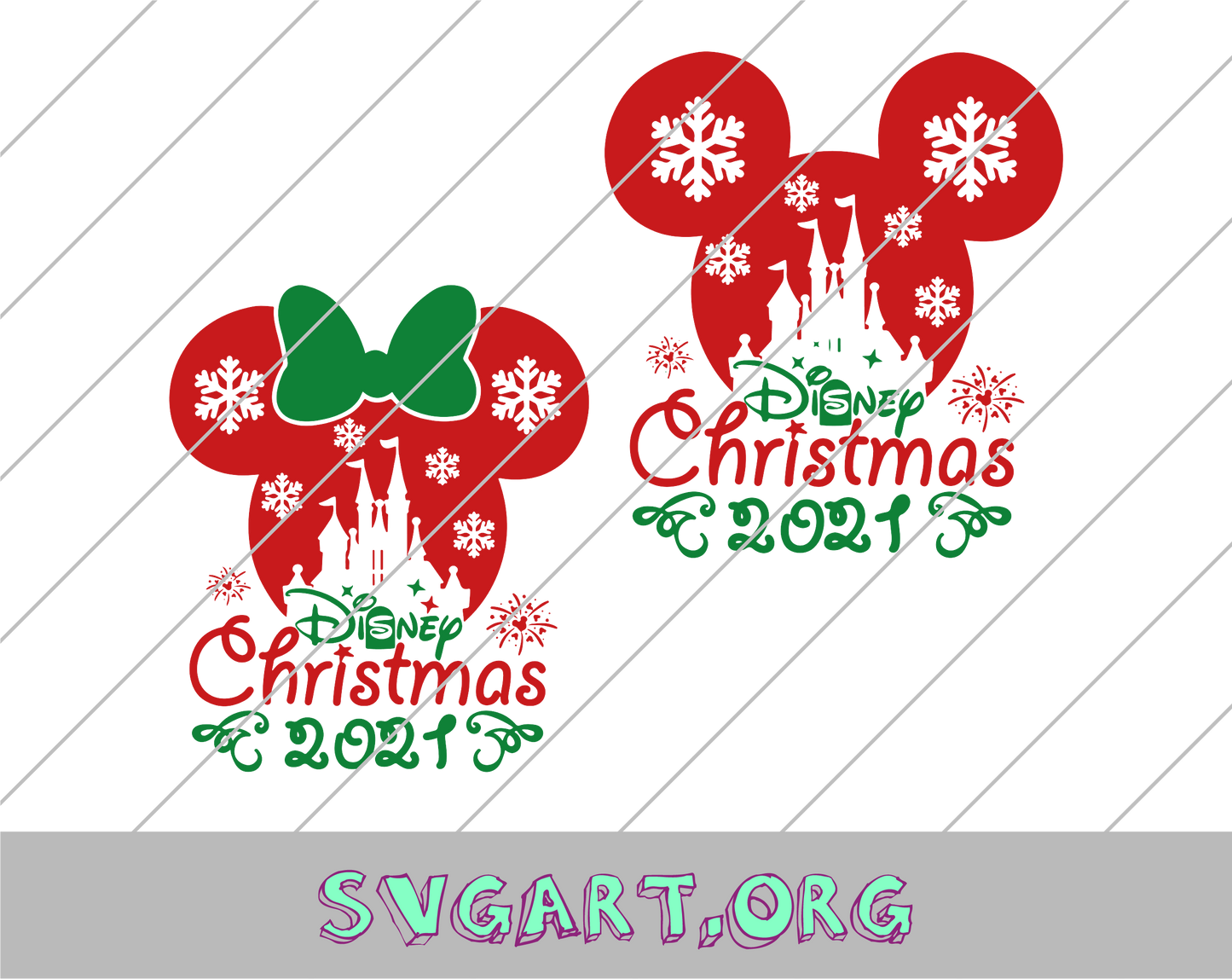 Disney Christmas SVG