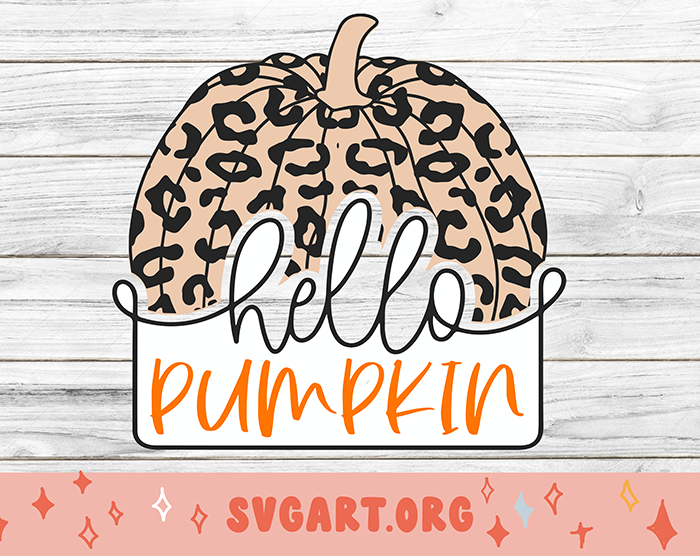 Hello Pumpkin SVG