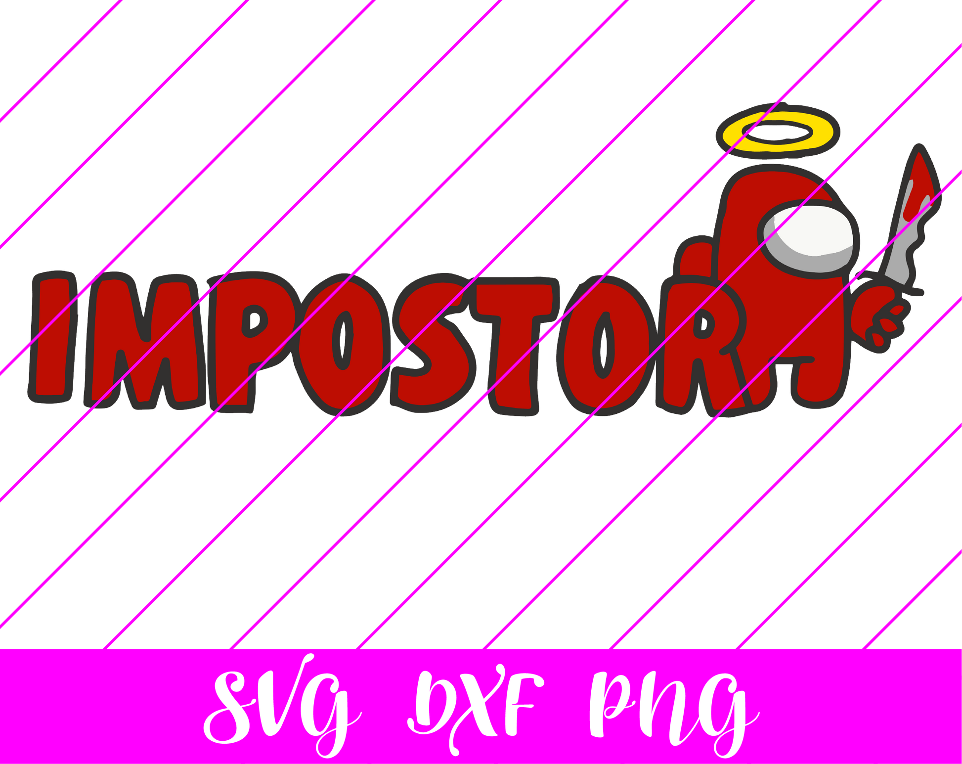 Among Us Impostor SVG