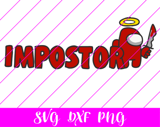 Among Us Impostor SVG