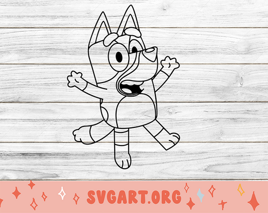 Bluey SVG