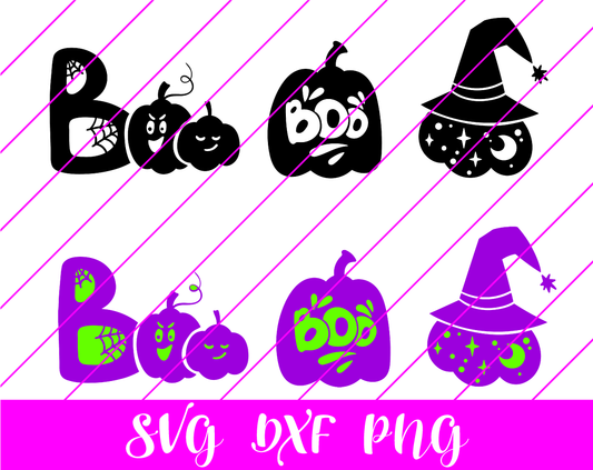 Boo Halloween Graphics SVG