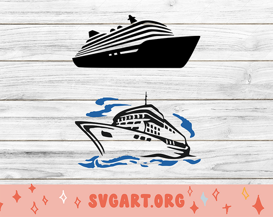 Cruise Ship SVG