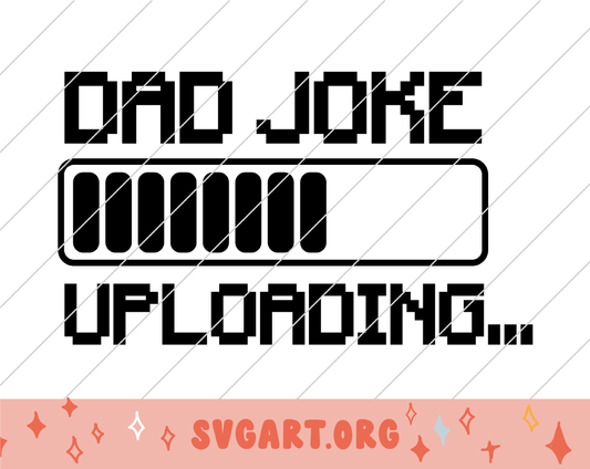 Dad Joke Uploading SVG