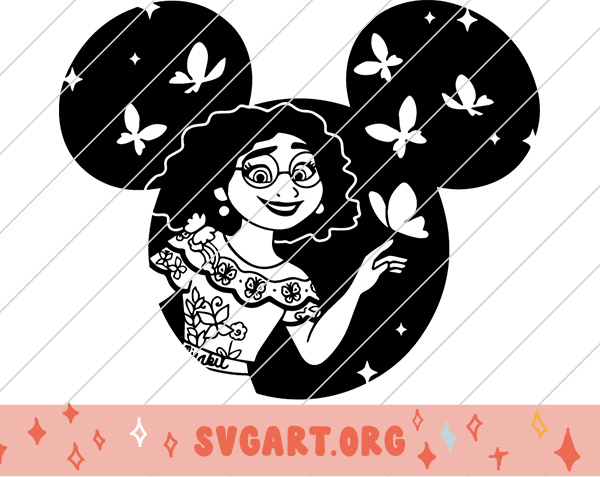 Encanto Mirabel Mouse Ears SVG