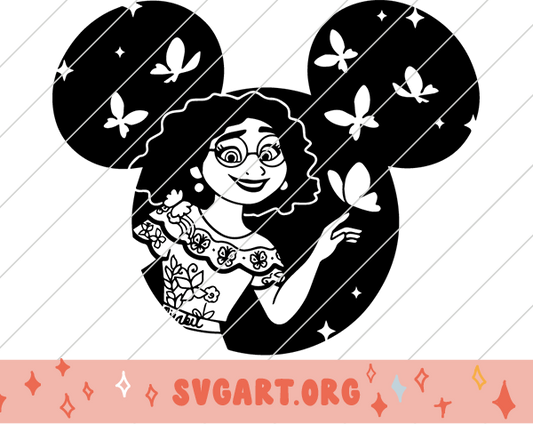 Encanto Mirabel Mouse Ears SVG