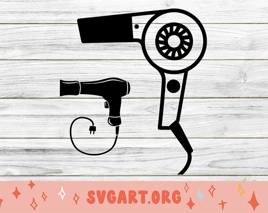 Hair Dryer SVG
