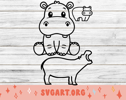 Hippo SVG