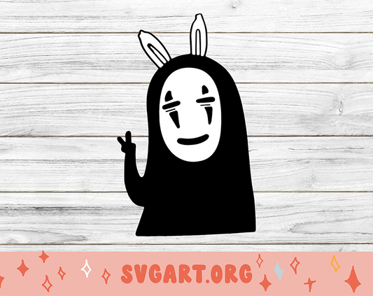 Clown Bunny SVG