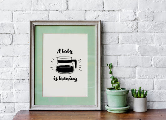 A Baby is Brewing SVG