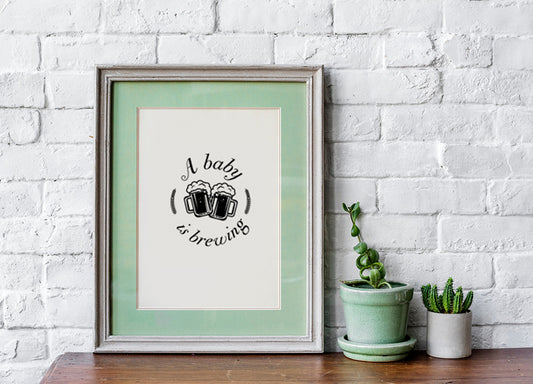 A Baby is Brewing SVG