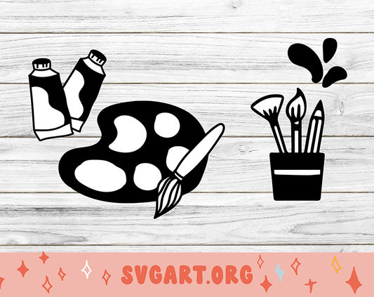 Art Supplies SVG
