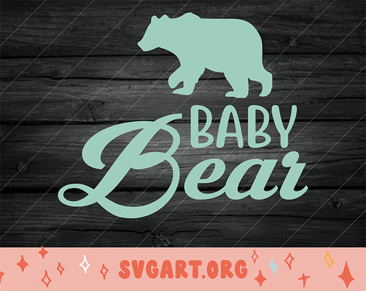 baby bear svg