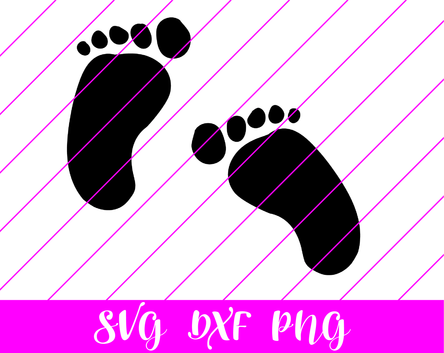 Baby Feet SVG