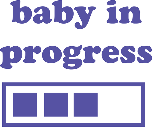 Baby in progress SVG