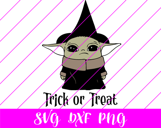 Baby Yoda Halloween SVG - Free Baby Yoda Halloween SVG Download