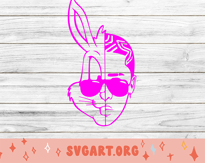 Bad Bunny Bugs Bunny SVG