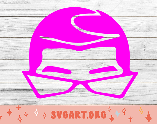 Bad Bunny Hair Glasses SVG