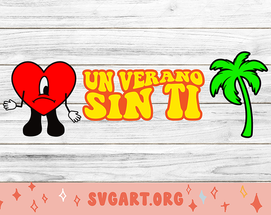 Bad Bunny Un Verano Sin Ti SVG