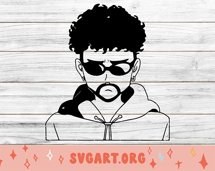 Bad Bunny Yonaguni SVG