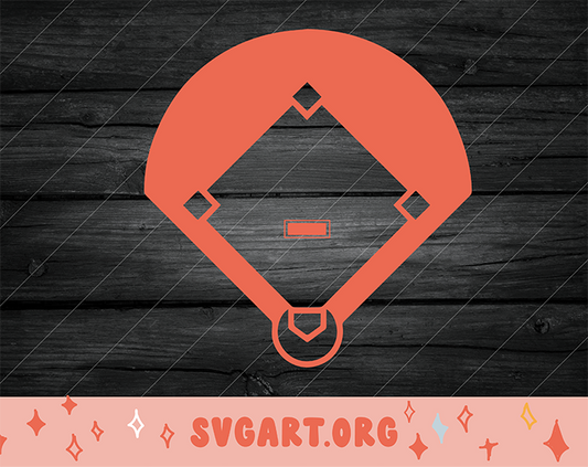 baseball diamond svg