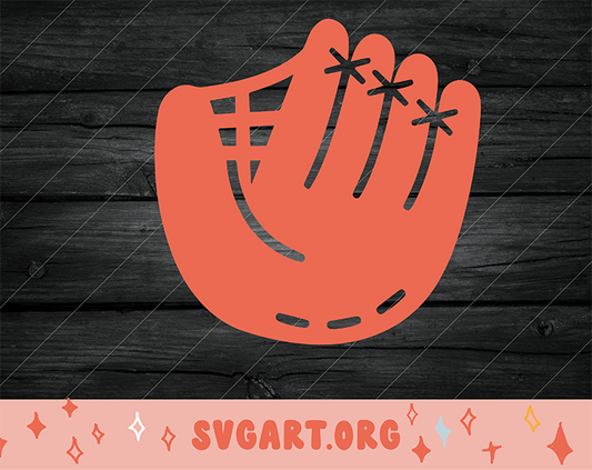 baseball glove svg