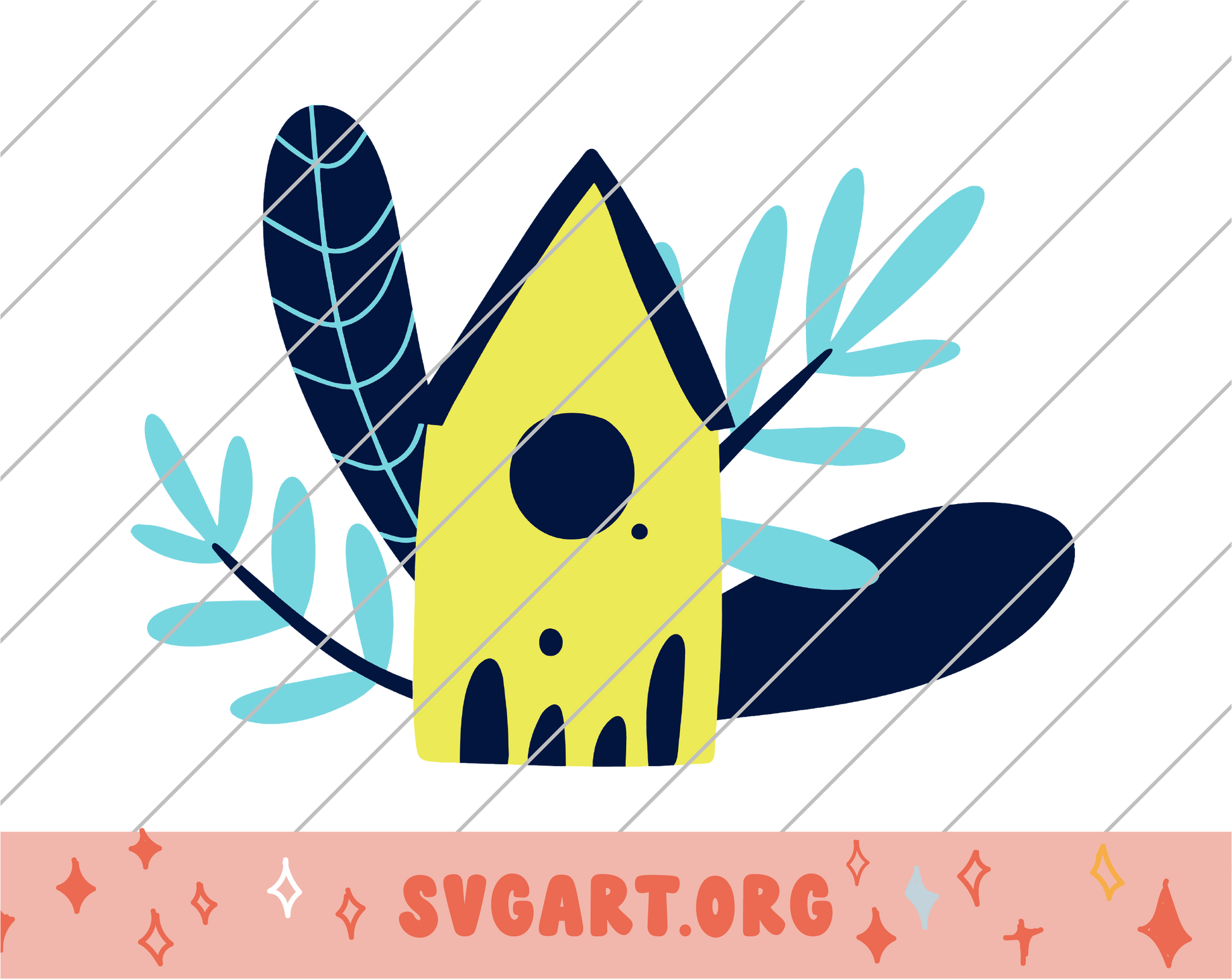 Bird House SVG