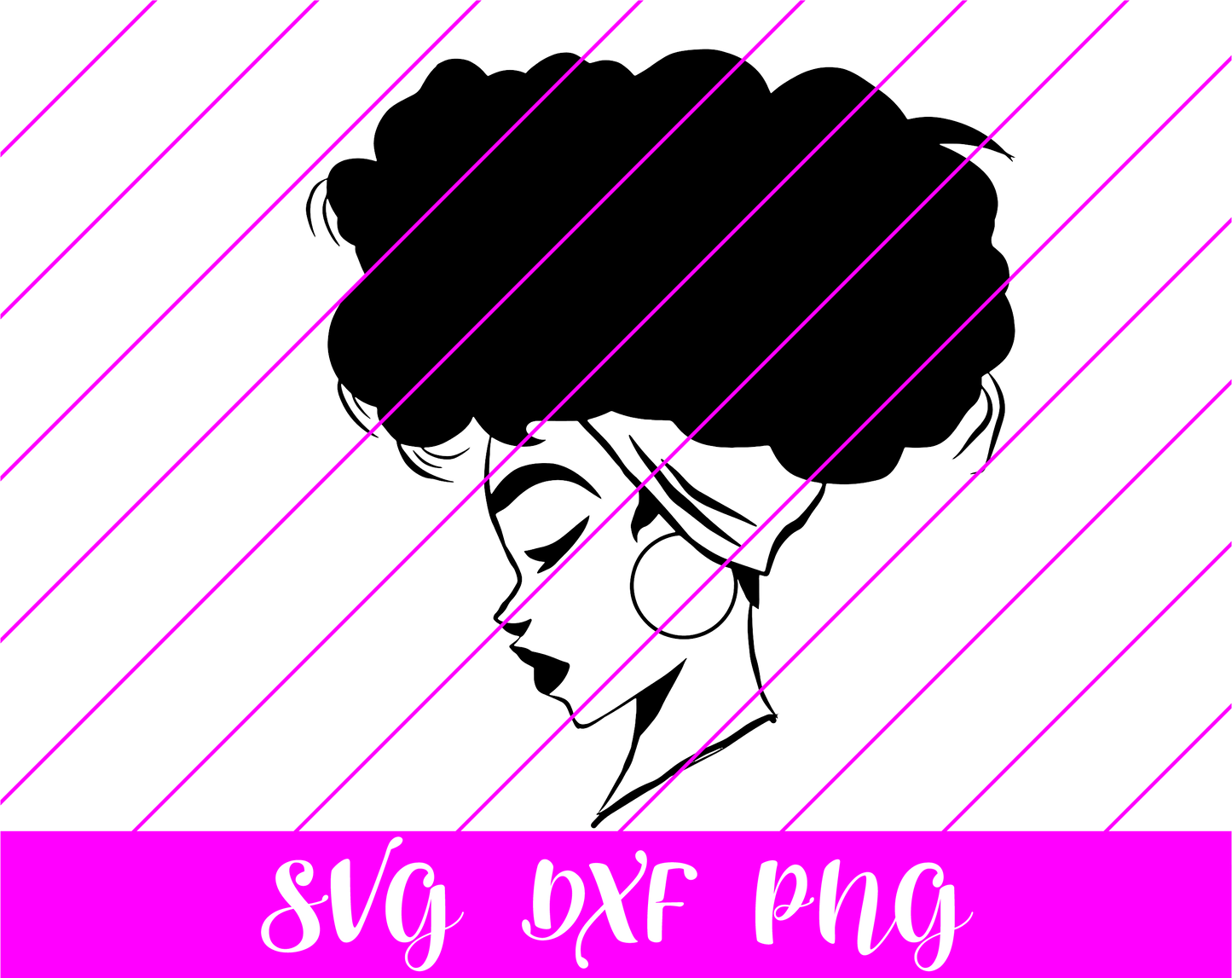 Black Girl SVG