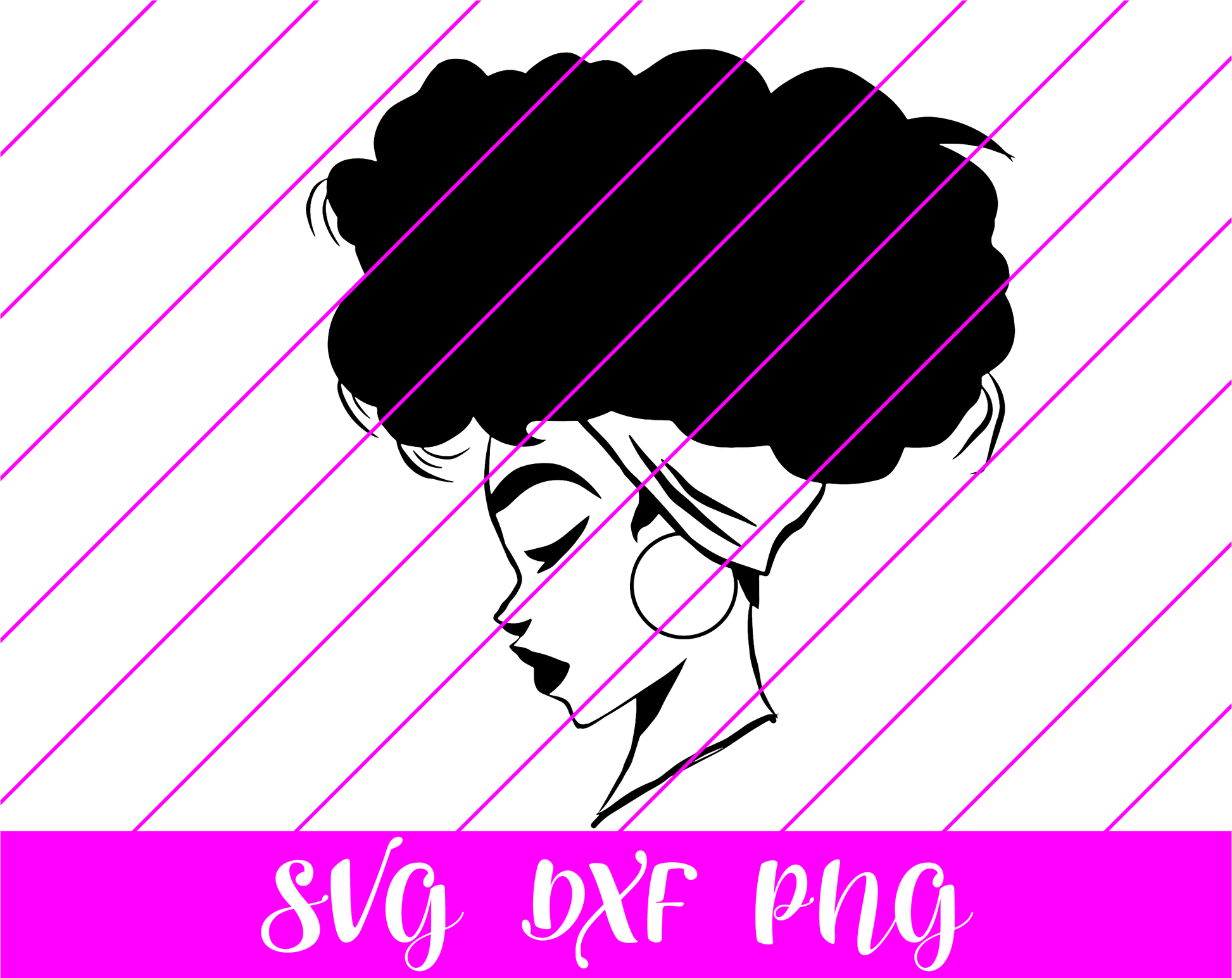 Black Girl SVG