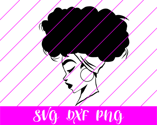 Black Girl SVG