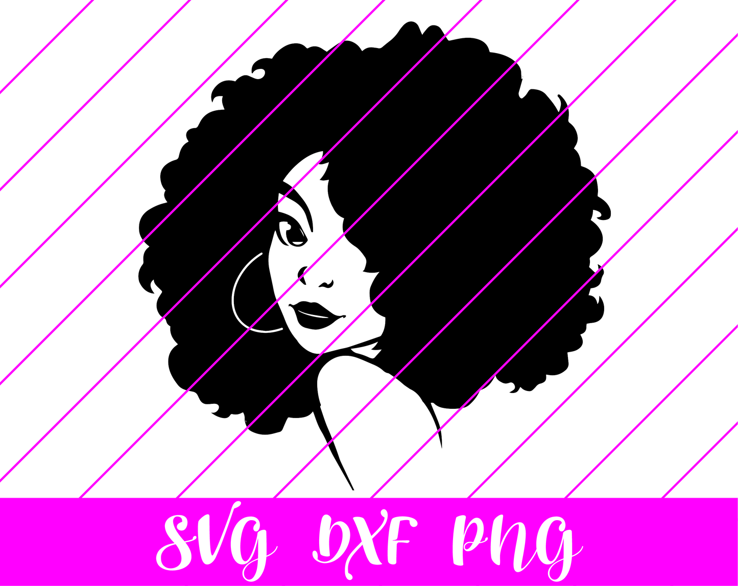 Black Woman SVG
