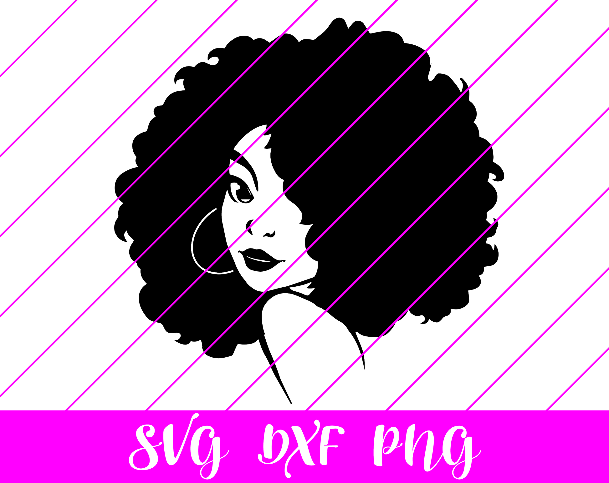 Black Woman SVG