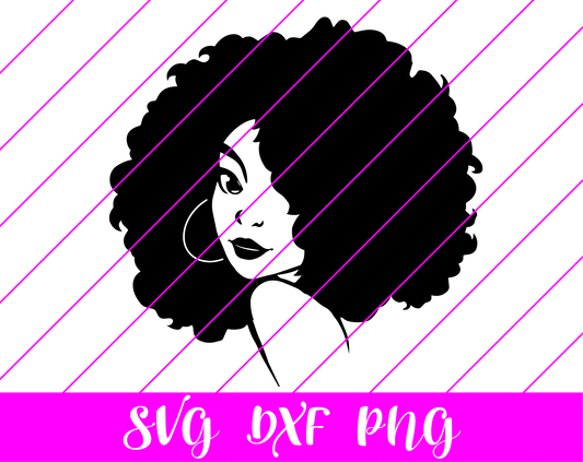 Black Woman SVG