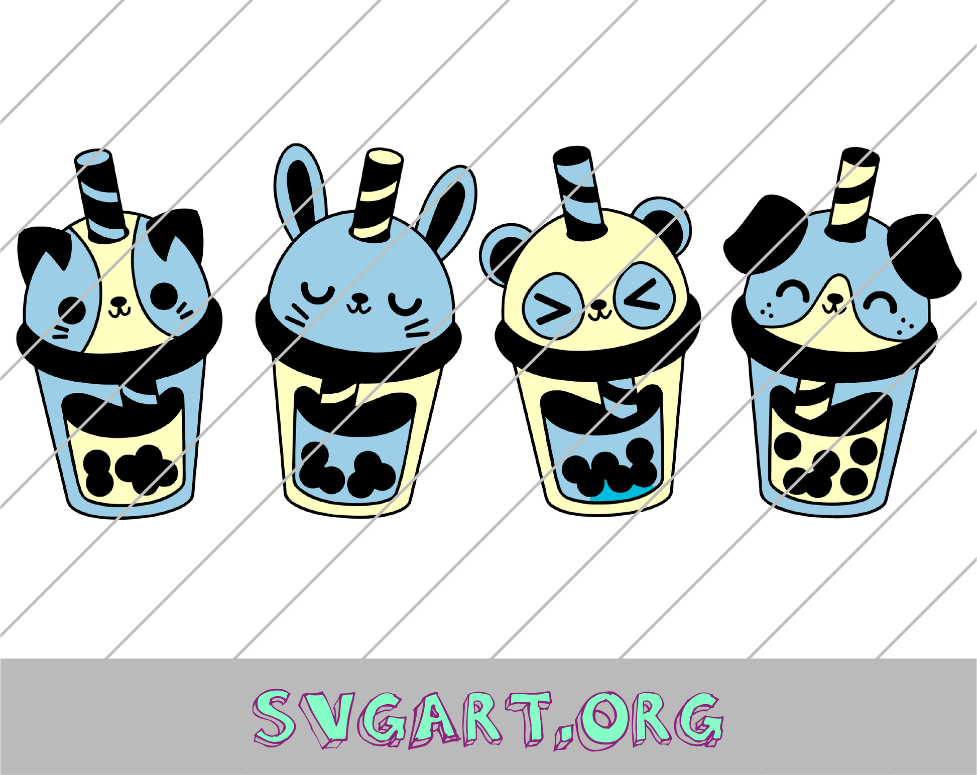 Boba Tea SVG