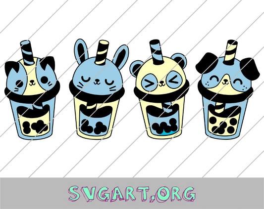 Boba Tea SVG
