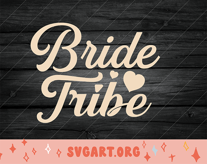 bride tribe svg