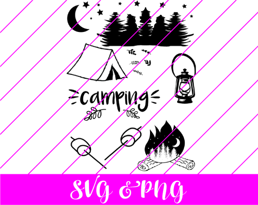 Camping SVG