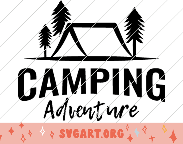 Camping Adventure SVG