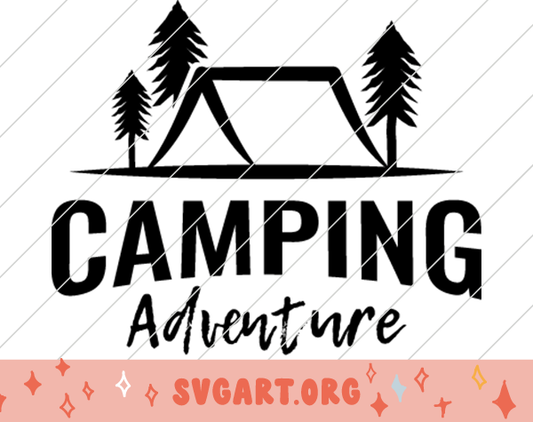 Camping Adventure SVG