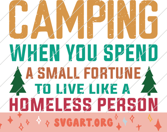 Camping Funny SVG