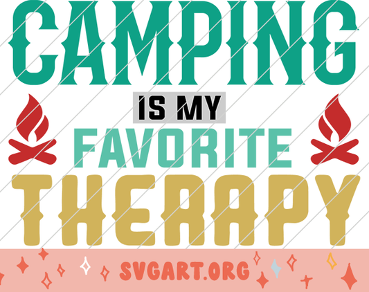 Camping Is My Favorite SVG