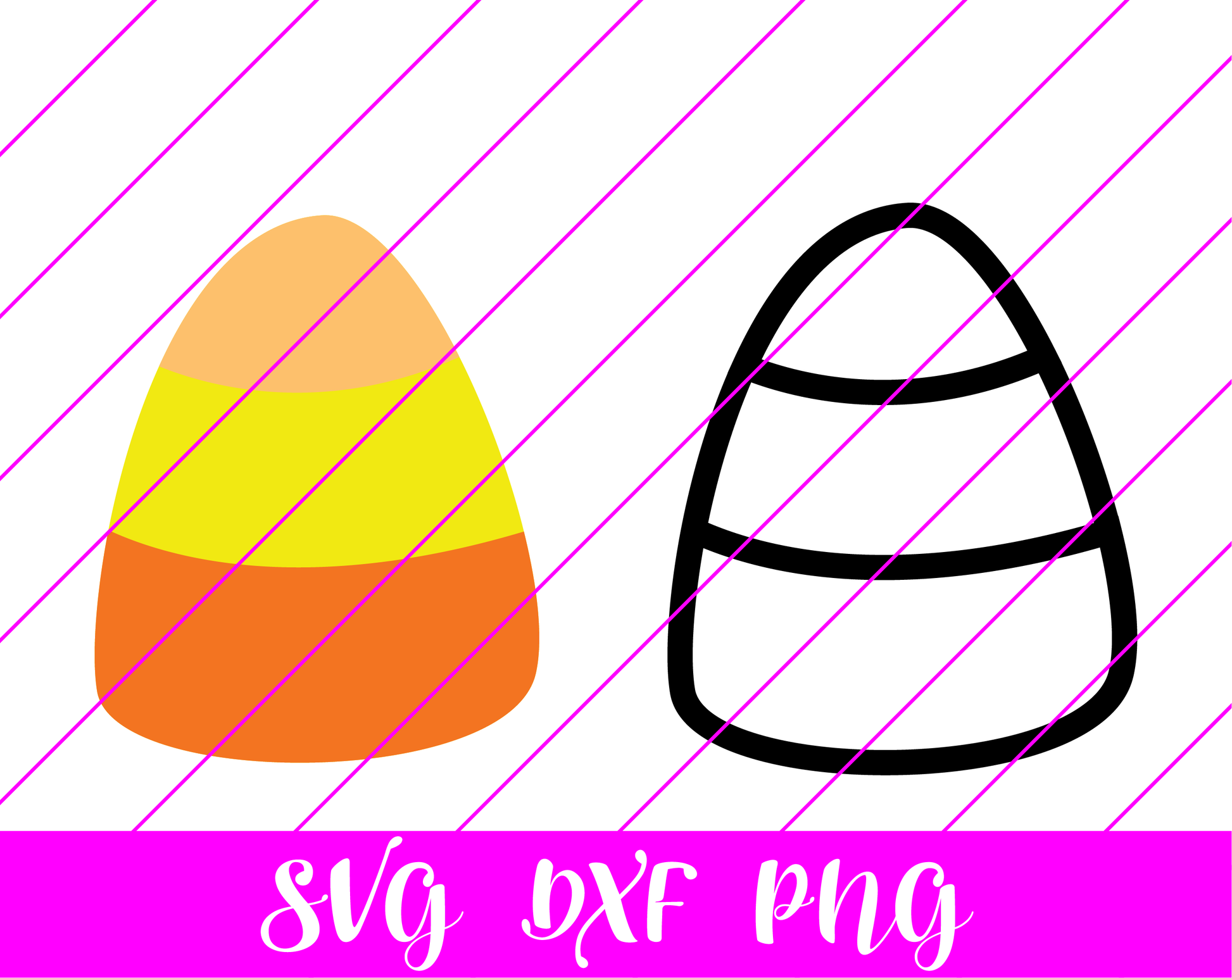 candy corn SVG