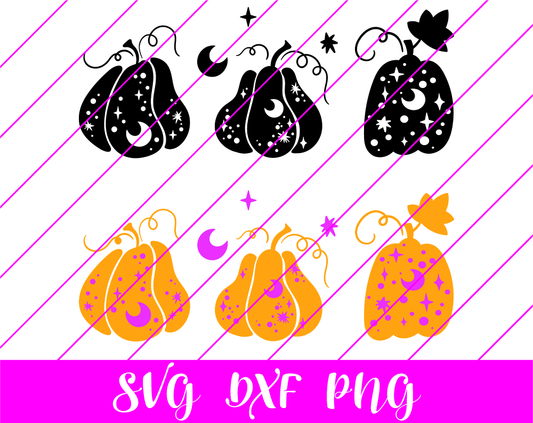 Celestial Pumpkin SVG