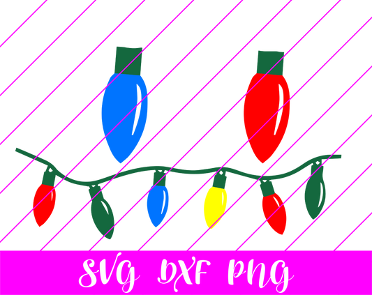 christmas light SVG
