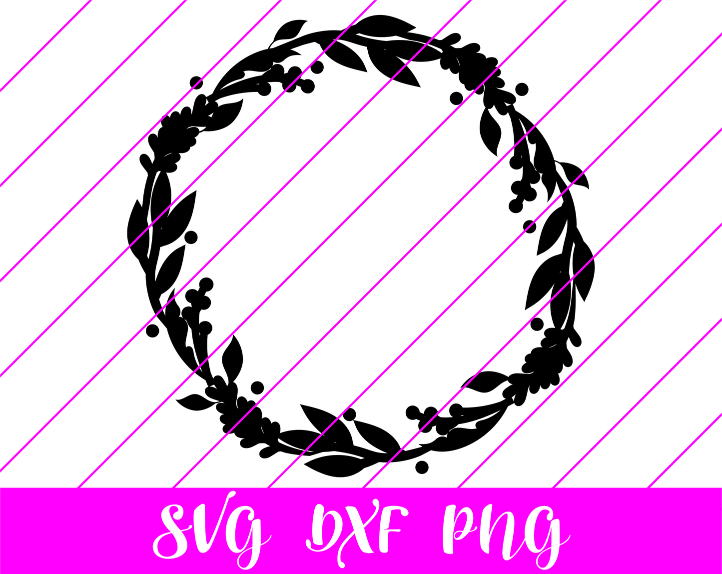 Circle Wreath SVG - Free Circle Wreath SVG Download - Free Christmas SVG