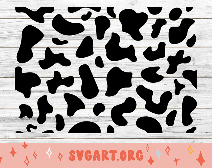 Cow Print SVG